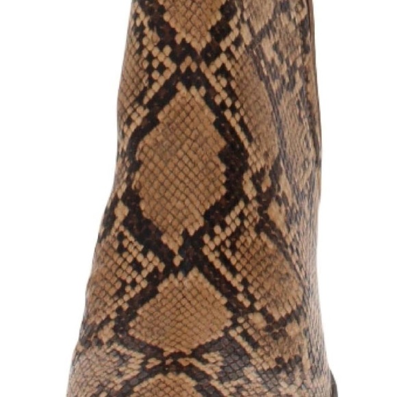 COPY - Kenneth Cole New York Womens Justin Lug Chelsea PG Zip-Up Ankle Boots Br… - Picture 4 of 8